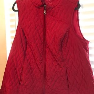 Red women’s Croft and Barrow vest